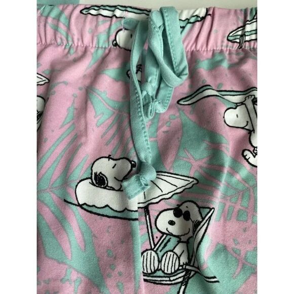 Munki Munki Snoopy Peanuts Women’s Sz 1X Pajama Pj Set Summer Tank & Shorts NEW - Picture 5 of 12